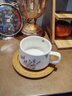 爾山集陶瓷咖啡杯拿鐵杯馬克杯牛奶杯復古高級感下午茶杯碟套裝伴手禮物 山茶花咖啡杯碟套裝 曬單實(shí)拍圖