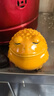 窯語(yǔ)陶言創(chuàng  )意擺件三足金蟾茶寵陶瓷器工藝品辦公室茶室桌面裝飾品開(kāi)業(yè)禮品 禮盒裝|橘橙【順豐發(fā)貨】 曬單實(shí)拍圖