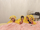 喬小宇兒童皮卡丘睡袍春秋冬季加厚珊瑚絨男女童加絨睡衣長(cháng)款浴袍浴衣 黃色皮卡丘睡袍(單睡袍） 170 建議身高160-170CM 曬單實(shí)拍圖