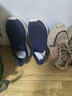 足力健老人鞋中老年一腳蹬爸媽鞋休閑網(wǎng)面散步爸爸鞋25317033J 休閑藍-男 41 曬單實(shí)拍圖