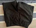 無(wú)印良品（MUJI）女式 水洗 平紋 短褲女夏 褲子 休閑短褲 多巴胺純棉全棉BEC27A3S 黑色 L 165/70A 曬單實(shí)拍圖