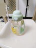 貝親噸噸桶兒童水杯2歲+直飲吸管杯ppsu750ml幼兒園學(xué)生水壺 綠色 曬單實(shí)拍圖