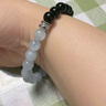 峨眉山海藍寶手串黑曜石手串情侶手鏈補水馬年本命年新年禮物 曬單實(shí)拍圖