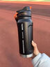 慕馨（moosen）保溫杯大容量男士316不銹鋼保冷杯戶(hù)外騎行便攜運動(dòng)水壺杯子 黑色850ML【316抗菌/保溫保冷】 【吸管+直飲】多樣飲水方式 曬單實(shí)拍圖