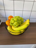 YOGEHOME優(yōu)格鐵藝擺盤(pán)水果籃收納筐家用客廳創(chuàng  )意藝術(shù)果盤(pán)零食擺放盤(pán)干果盆 黑色直邊荷葉水果籃25.5*13CM 無(wú)規格 曬單實(shí)拍圖