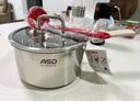 愛(ài)仕達奶鍋316L不銹鋼無(wú)涂層輔食鍋奶鍋寶寶嬰兒專(zhuān)用熱奶煮面泡面小湯鍋 316L奶鍋+304鋼蒸格 16cm 曬單實(shí)拍圖