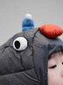 木木屋（mumuwu）品牌童裝嬰兒羽絨服冬季0-3歲寶寶衣服男童外套白鴨絨保暖面包服 鐵灰色 130 適合120-130cm年齡7-8歲 曬單實(shí)拍圖