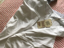無(wú)印良品（MUJI）女式?jīng)龈蟹雷贤饩€(xiàn)蝙蝠袖T恤 短袖上衣打底衫女款涼感物語(yǔ)硬核防曬 白色 L (165/88A) 曬單實(shí)拍圖