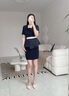 康莉商場(chǎng)新款粗跟單鞋女2025年秋季真皮百搭時(shí)尚氣質(zhì)高跟鞋不累腳 奶油白 37 曬單實(shí)拍圖