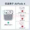 億色（ESR）適用AirPods4保護套蘋(píng)果耳機4代保護套2024降噪四耳機殼magsafe磁吸可無(wú)線(xiàn)充電藍牙耳塞防滑防摔白 曬單實(shí)拍圖