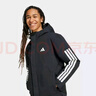 阿迪達斯 （adidas）男 運動(dòng)型格系列 3S HOODED INS J 短棉服 JY8303 黑色  XL  曬單實(shí)拍圖