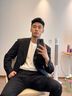 報喜鳥(niǎo)西服套裝男【吳磊明星同款】ONE系列商務(wù)金羊毛抗皺易打理西裝 礦質(zhì)藍（藏青） 48 A(175/96) /請備注腰圍或褲子 曬單實(shí)拍圖