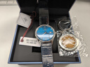 上海（SHANGHAI）手表男 繁花聯(lián)名 致敬系列 男士皮帶自動(dòng)機械表 藍色浮雕花紋22OR 曬單實(shí)拍圖