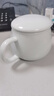 昌南茶杯 影青陶瓷景德鎮茶水分離茶具過(guò)濾帶蓋辦公泡茶杯 節節高升 曬單實(shí)拍圖