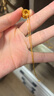 周大福ING系列 滿天星肖邦鏈 花筒黃金項(xiàng)鏈(工費(fèi):320計(jì)價(jià))F225929 45cm 足金 約3.00g 曬單實(shí)拍圖