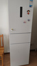 美的（Midea）283白色三門(mén)三開(kāi)門(mén)大容量家用小型電冰箱一級能效風(fēng)冷無(wú)霜租房小冰箱多門(mén)以舊換新【國家補貼】 曬單實(shí)拍圖