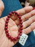 金石靈朱砂手串護身符男女款紫金砂轉運珠佛珠情侶手鏈本命年生日禮物 曬單實(shí)拍圖