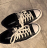 匡威（Converse）官方 莫爾登All Star男女低幫休閑滑板鞋黑色A09226C A09226C 41 曬單實(shí)拍圖