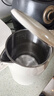 美的（Midea）2L大容量電熱水壺 1800W家用快速沸騰電水壺燒水壺 不銹鋼無(wú)縫內膽雙層防燙熱水壺 2L 【304不銹鋼】 曬單實(shí)拍圖