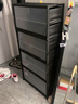 皇冠達(dá)鞋架小型入戶門口多層家用鞋子收納架學(xué)生宿舍帶門防塵簡易鞋柜 【五層4格】典雅黑（放16雙鞋） 曬單實(shí)拍圖