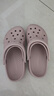 卡駱馳（CROCS）洞洞鞋貝雅男鞋女鞋輕便耐磨一腳蹬拖鞋休閑鞋|10126 礦石粉-6TY 36 /37(220mm) 曬單實(shí)拍圖