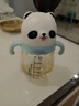 熊貓防嗆防漏兒童奶瓶吸管杯 配清洗劑 刷子套組 12月+ 300ml 曬單實(shí)拍圖