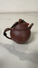 御禧福宜興原礦紫砂壺吳榮華手工家用紫砂泡茶壺紫泥高潘180cc送禮品 紫泥高潘180cc 曬單實(shí)拍圖