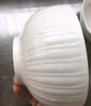華青格家用面碗湯碗高白瓷釉下彩浮雕素雅花瓣6英寸碗2只裝  曬單實(shí)拍圖