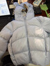 高梵兒童羽絨服黑金5.0鵝絨服官方男女童寶寶短款面包服保暖羽絨外套 小熊耳朵-YT芝士米 110 （輕暖短款 飛天鵝絨） 曬單實(shí)拍圖