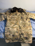 際華新款正版迷彩大衣雙層羽絨內膽冬季保暖戶(hù)外加厚防寒防風(fēng)防水帽子 新款荒漠羽絨大衣（全羽絨） 均碼 170/84-88 曬單實(shí)拍圖
