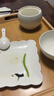 斯凱綈（Sky Top）米飯碗陶瓷面碗骨瓷湯碗家用喬遷酒店餐具套裝純白5英寸奧碗4件 曬單實(shí)拍圖
