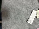優(yōu)衣庫合作款/女裝柔軟綿羊毛半高領(lǐng)針織衫/毛衣480026 02 淺灰色 2XL /165/100B 曬單實(shí)拍圖