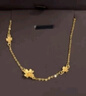 周六福小甜花黃金手鏈女足金999生日禮物A0710814 約2.41g 16+3cm 曬單實(shí)拍圖