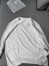 京東京造【情侶純棉T】長(cháng)袖t恤男男女秋季新款衣服打底衫 白色 XL 曬單實(shí)拍圖