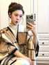 CinvaiKrose美拉德格子披肩女2025新款秋冬季外搭斗篷披風(fēng)圍巾生日圣誕節禮物 焦糖色【限定禮盒包裝】送女友老婆走心 曬單實(shí)拍圖