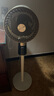 創(chuàng)維【全屋驅(qū)蚊】空氣循環(huán)扇家用電風(fēng)扇落地扇2025新款大風(fēng)量語音遙控輕音節(jié)能臥室小風(fēng)扇Q522 白咖色 曬單實(shí)拍圖