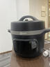 伊立浦0涂層4L電壓力鍋大容量316不銹鋼壓力鍋多功能智能預約電飯煲高低壓可調 墨玉黑 4L （順豐包郵） 曬單實(shí)拍圖