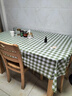 奧柏來(lái)桌布戶(hù)外露營(yíng)野餐墊防水防油防燙免洗格子餐桌布田園風(fēng)踏春桌墊 清綠粗格 120*160cm 曬單實(shí)拍圖