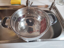 美廚（maxcook）湯鍋 304不銹鋼湯鍋湯煲24CM 加厚復合底 燃氣爐電磁爐通用YC-24 曬單實(shí)拍圖
