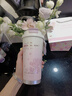 Vanow保溫杯櫻花女生咖啡陶瓷內(nèi)膽吸管杯子家居館水杯教師節(jié)送老師禮物 曬單實(shí)拍圖