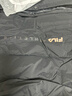 斐樂(lè )（FILA）女子長(cháng)款羽絨服冬季90%鵝絨長(cháng)袖保暖連帽運動(dòng)過(guò)膝開(kāi)衫外套上衣 深黑-BK 2XL 曬單實(shí)拍圖