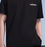阿迪達斯 （adidas）棉黑色短袖t恤男圓領(lǐng)夏季半袖男休閑百搭上衣男裝 曬單實(shí)拍圖