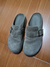 熱風(fēng)（Hotwind）【商場(chǎng)同款】女鞋通勤勃肯拖鞋2025年新款秋冬加絨百搭慵懶穆勒鞋 09灰色(單里)H15W25105 38 曬單實(shí)拍圖