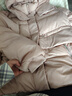 ELAND【匈牙利鴨絨&蓄熱里布】衣戀羽絨服女巴恩風(fēng)外套2025冬新款 淺粉色(26)L/Pink L 170 曬單實(shí)拍圖