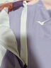 美津濃（MIZUNO）兒童泳衣女孩連體長(cháng)袖防曬沖浪服男訓練速干溫泉游泳裝A3416紫140 曬單實(shí)拍圖