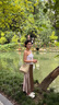NINA&ENYA妮娜恩雅女包[教師節(jié)禮物]吊籃包大號(hào)托特包女菜籃子水桶真皮包 奶昔白(2.0升級(jí)版) 曬單實(shí)拍圖