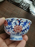 兮元記青花釉里紅茶杯陶瓷品茗杯主人杯單杯個(gè)人專(zhuān)用高檔單個(gè)茶盞 一露蓮升青花釉里紅蓮花杯 曬單實(shí)拍圖