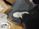 鴻星爾克板鞋男秋季透氣鞋子男鞋輕便簡(jiǎn)約軟底運動(dòng)復古休閑鞋小白鞋拿鐵 曬單實(shí)拍圖