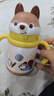 babycare兒童保溫杯嬰兒小松鼠寶寶1-3歲不銹鋼吸管水杯壺學生上學300ml 曬單實拍圖