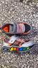 Skechers斯凱奇兒童鞋春秋款男寶寶閃燈鞋小童時(shí)尚潮流休閑運動(dòng)鞋407606N 銀色/黑色/SLBK 25 曬單實(shí)拍圖